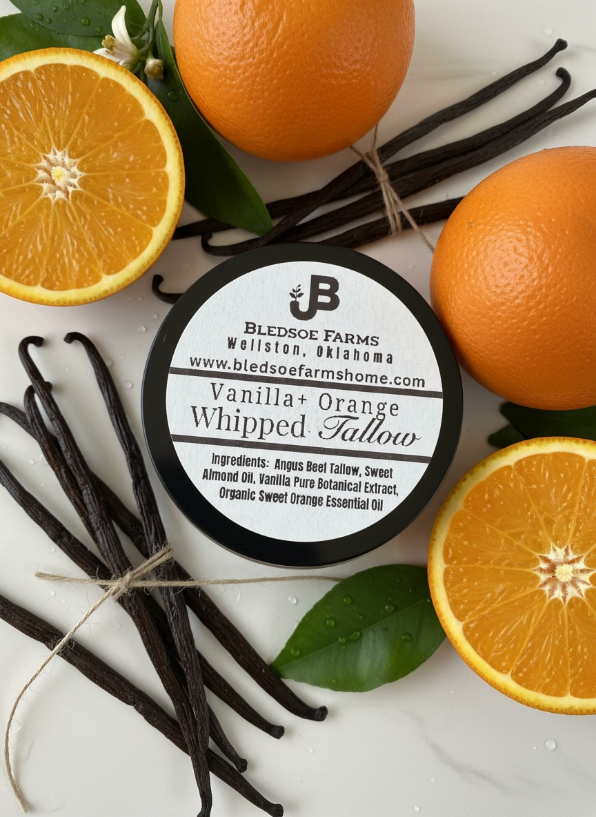 Vanilla Orange Whipped Tallow